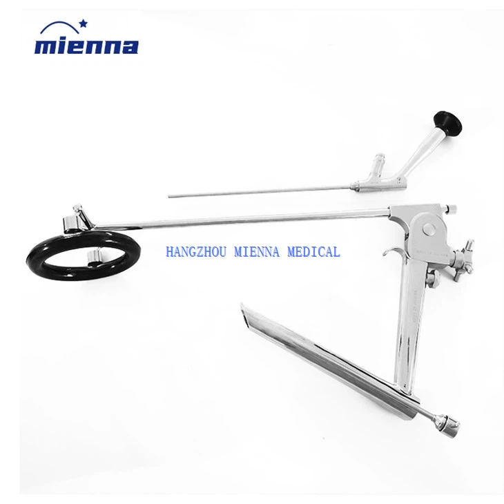 ईएनटी सेल्फ रिटेनिंग लैरींगोस्कोपी सेट लैरींगोस्कोप किट